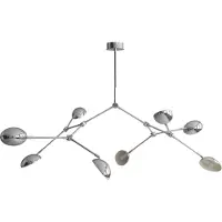 101 Copenhagen Drop Chandelier Suspension Chrome