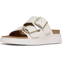 FitFlop Gen Ff Buckle Tumbled Leather Sandals Blanc EU 37 Femme