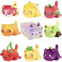 Ottosimon Peluche mystère Aphmau MeeMeows de 15 cm, collection FRUIT : 8 modèles à collectionner.