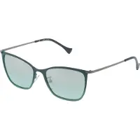 Police Lunettes de soleil - - Rival 11 - Aviator - Semi Matt Water Green - Verres verts