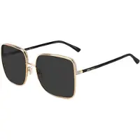 Jimmy Choo Lunettes de soleil femme ALIANA/S - Carré - Gold/Grey - Métal - Gris - Chic