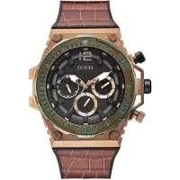 GUESS Montre-bracelet pour homme GW0326G2, boîtier en acier inoxydable