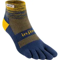 Injinji Trail Midweight Mini-crew Chaussettes Jaune,Bleu EU 40 1/2-44 Hommes,Femmes Jaune,Bleu EU 40 1/2-44