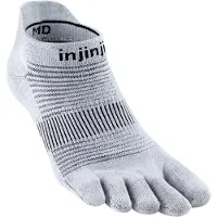 Injinji Run Lightweight Chaussettes invisibles Gris EU 47 1/2-50 Hommes,Femmes Gris EU 47 1/2-50