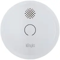 Konyks Détecteur de fumée connecté Wi-Fi + BT Blanc