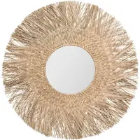 Atmosphera Miroir Ael en roseau - Diamètre de 80 cm