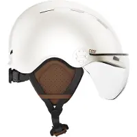 CASR Casque vélo et trottinette avec visière Life Crème L