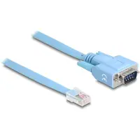 DeLOCK Adaptateur RS-232 DB9 mâle vers 1 x Série RS-232 RJ45 mâle 1