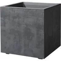 Pflanzen-Kölle Cubo Millennium R Anthracite à réserve d'eau 39cm