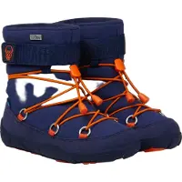 Affenzahn Bottes d'Hiver - Tex - Elephant - Pieds nus - Bleu/Ora - - 27 - Bottes d'Hiver