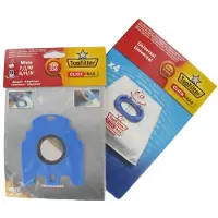 Top Filter Boite de 4 sacs aspirateurs universels avec Adaptateur Click Bag pour aspirateurs Miele 330 à 336