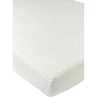 Meyco spannbettlaken wiege - pre-washed musselin (80 x 40 cm)