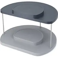 SmartaSaker CupboardStore Organiseur rotatif 2 niveaux