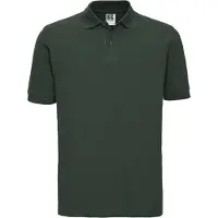 Russell R-569M-0 | Mens Classic Coton Polo Hommes - Couleur : Bottle Green - Taille : XXL