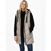JDY Gilet 'JDYSkylar' gris clair / noir