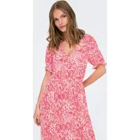 ONLY Robe d’été 'ONLCHIANTI' orange / rose clair / rose foncé / blanc