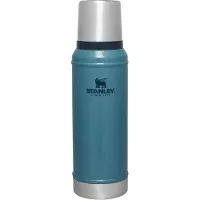Stanley The Legendary Classic Bottle 1QT, Hammertone Lake 10-11346-094 bouteille thermos avec bouchon verseur et gobelet, 940 ml