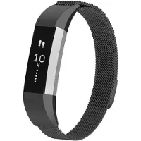 IMoshion Bracelet magnétique milanais Fitbit Alta (HR) - Taille M - Noir