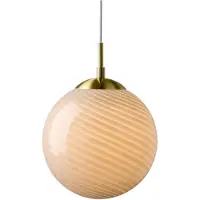 Halo Design Suspension , CANDY BALL, dimmable, Gris, Salon / séjour, Verre, Design
