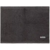 BOSS Tapis de bain en coton avec logo brodé contrastant