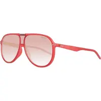 Polaroid Lunettes de soleil - - 6025/S - Monture orange - Verre rouge miroir - Oversize