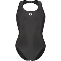 Arena Maillot de bain 'Solid O Back' noir / blanc