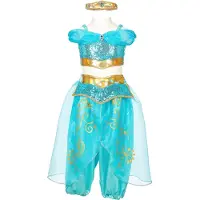 Souza Déguisement - Princesse - Amira - Turquoise - - 5-7 ans (110-122) - Costumes