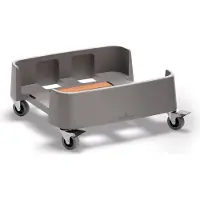 Durable Chariot DURABIN 90L rPP, Gris, 334137