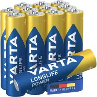 Varta Pile Alcaline AAA 1.5 V High Energy Lot de 12 -