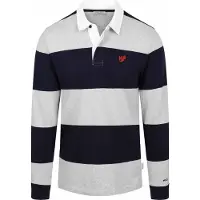 Mcgregor Rugbyshirt Marine Olive Gris