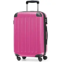 Hauptstadtkoffer - Alex - Handgepäck Koffer für jede Airline, 4 Rollen, 15% mehr Volumen , 55 cm, max. 42 Liter,Magenta