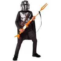Star Wars Déguisement enfant Netflix Entrée de Gamme Mandalorian Taille 7-8 ans