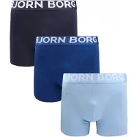 Björn Borg Boxers Lot de 3 Bleu
