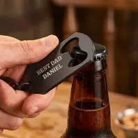 Yoursurprise Porte clés ouvre-bière personnalisé