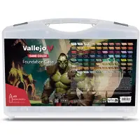 Vallejo Mallette Game Color Foundation Case 80 Flacons Opaques-