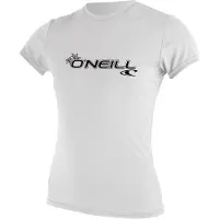 O'Neill Basic Skins Sun Short Sleeve Rash Guard Blanc S Femme