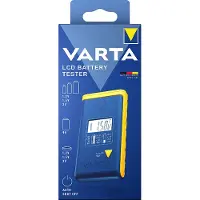 Varta LCD Battery Tester testeur de piles et d'énergies Bleu, Jaune