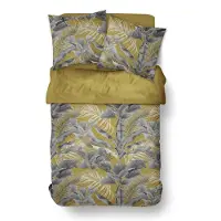 TODAY Sunshine Parure de lit 2 personnes en coton 0.3 - 1 housse de couette 220 x 240 cm + 2 taies d'oreiller 63 x 63 cm