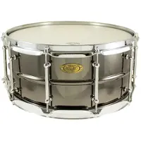 WorldMax Black Dawg 14 x 8 Black Nickel Over Brass Snare Drum