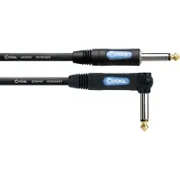 Cordial Cable Guitare Jack 4,5M Droit/Coud