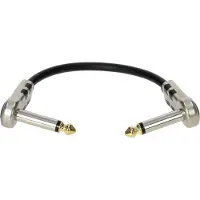 Klotz Patch 15 cm Coudé Embouts Plaqué Or