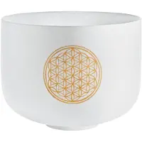 Meinl Planetary Tuned Crystal Singing Bowl 10" Flower of Life
