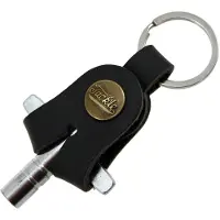 Tackle Instrument Supply Co Clé Accordage + Porte Clé Cuir - Noir