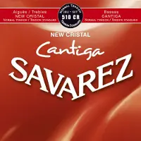 Savarez 510CR New Cristal Cantiga Rouge Tirant Normal