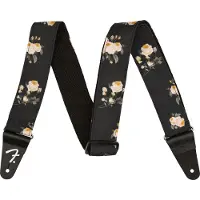 Fender Sangle à Fleurs Noir 2