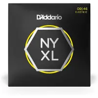 D'Addario NYXL0946 Nickel Wound Super Light Top/Regular Bottom 09-46