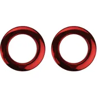 Bass Drum Os 2" Sound Hole Rings Red