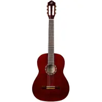 Ortega 4-4 R131 Solid Cedar Slim Neck Burgundy