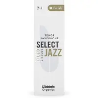 D'addario woodwinds Organic Select Jazz Filed Tenor Sax Reeds 2H (5 Pack)