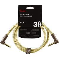 Fender 90cm Deluxe Instrument Cable Tweed